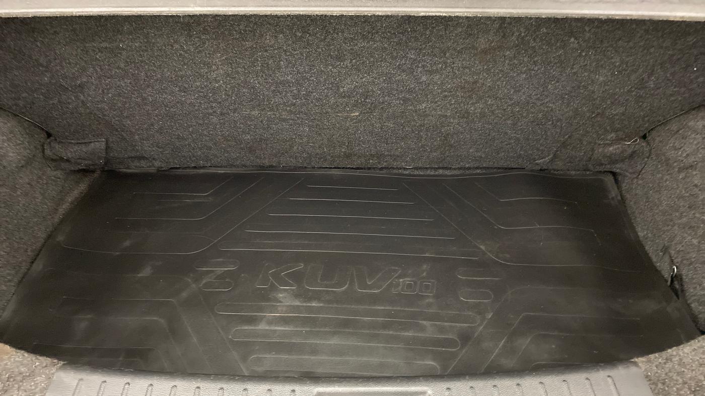 2017 Mahindra Kuv100 K4 6 STR, Petrol, Manual, 22,895 km, Boot Inside