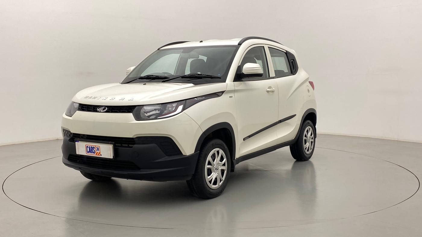 2017 Mahindra Kuv100 K4 6 STR, Petrol, Manual, 22,895 km, Left Front Diagonal