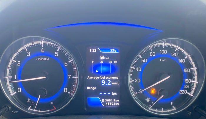 2015 Maruti Baleno ALPHA PETROL 1.2, Petrol, Manual, 43,290 km, Odometer Image