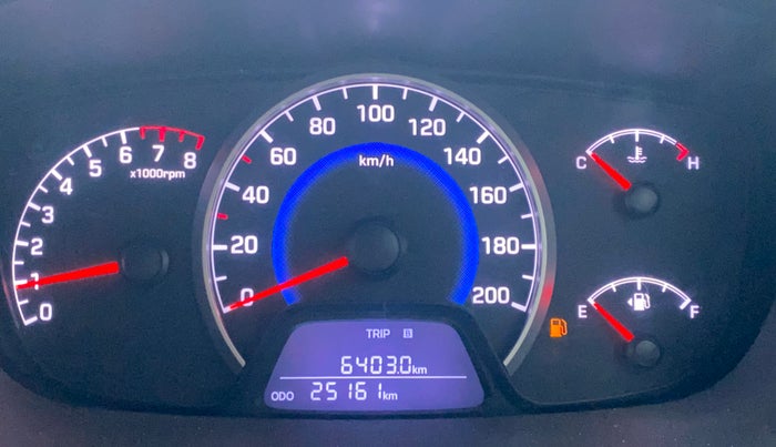 2017 Hyundai Grand i10 SPORTZ (O) 1.2 KAPPA VTVT, Petrol, Manual, 25,181 km, Odometer Image