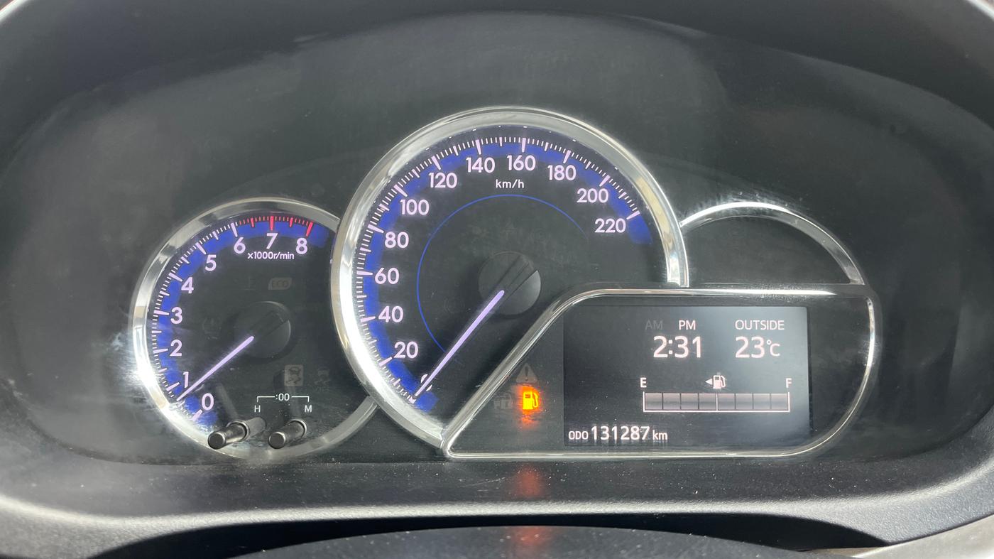 2020 Toyota YARIS G MT, Petrol, Manual, 1,31,271 km, Odometer Image