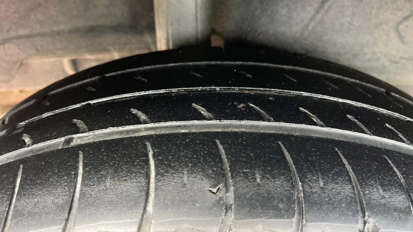 2020 Toyota YARIS G MT, Petrol, Manual, 1,31,271 km, Right Rear Tyre Tread