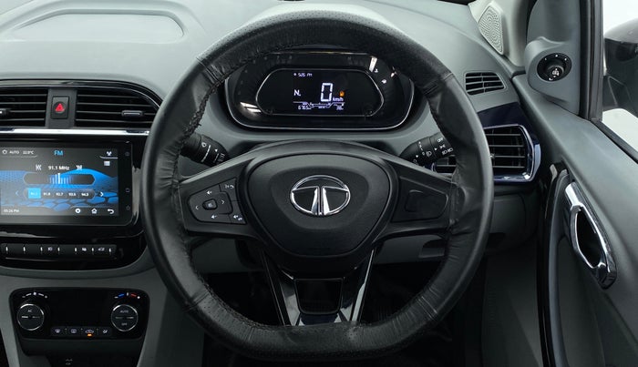 2020 Tata TIGOR 1.2 XZA+ RTN, Petrol, Automatic, 6,587 km, Steering Wheel Close Up
