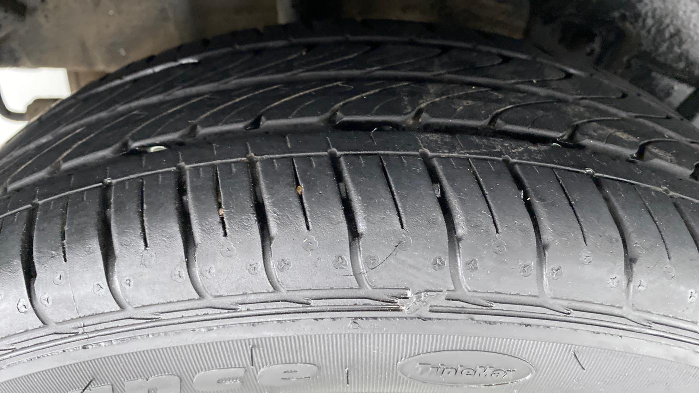 2020 Tata TIGOR 1.2 XZA+ RTN, Petrol, Automatic, 6,587 km, Right Rear Tyre Tread