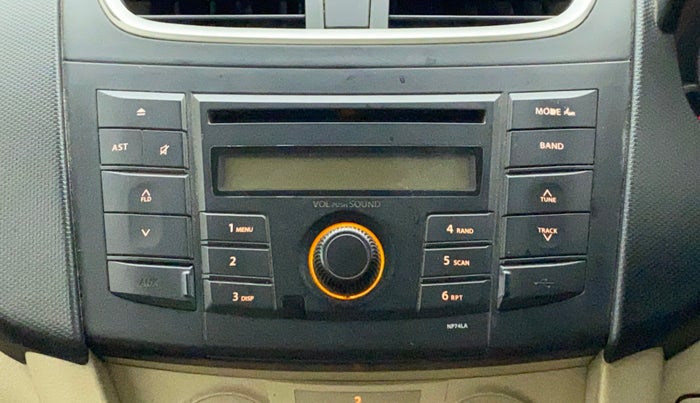 2013 Maruti Swift Dzire VXI, Petrol, Manual, 31,750 km, Infotainment System