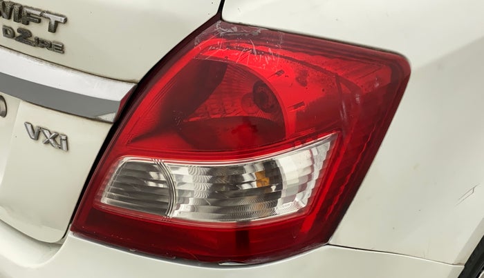 2013 Maruti Swift Dzire VXI, Petrol, Manual, 31,750 km, Right tail light - Minor damage
