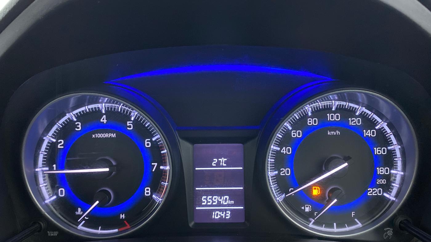 2017 Maruti Baleno DELTA PETROL 1.2, Petrol, Manual, 55,940 km, Odometer Image