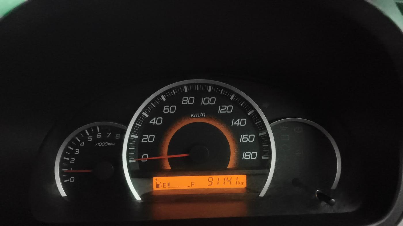 2013 Maruti Wagon R 1.0 VXI, Petrol, Manual, 91,106 km, Odometer Image