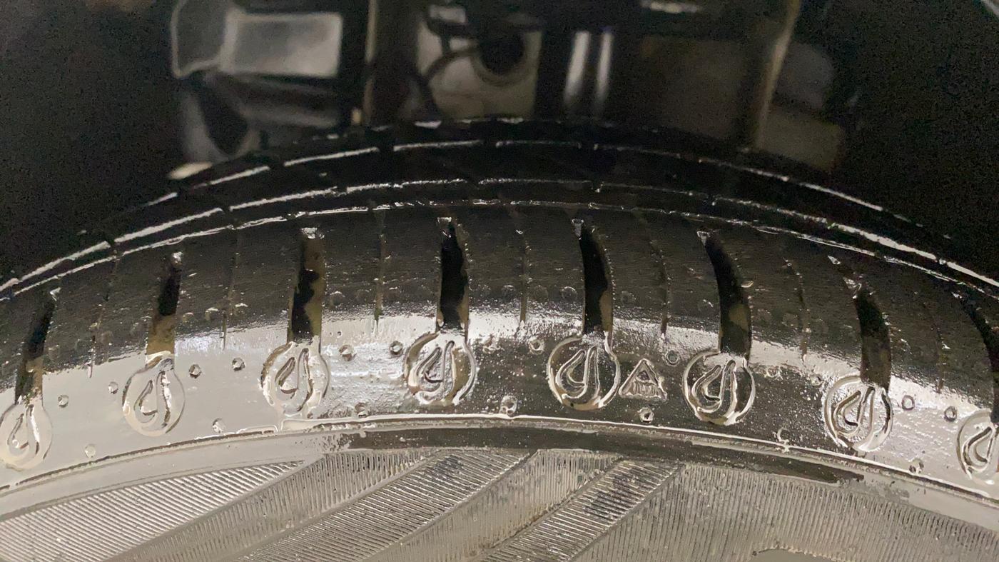 2024 Tata TIGOR XZA Plus iCNG , CNG, Automatic, 14,264 km, Left Front Tyre Tread
