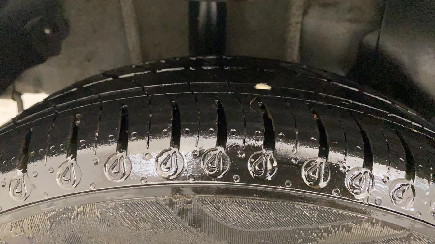 2024 Tata TIGOR XZA Plus iCNG , CNG, Automatic, 14,264 km, Right Rear Tyre Tread