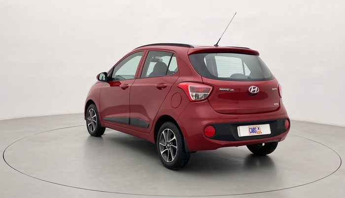 2017 Hyundai Grand i10 SPORTZ (O) 1.2 AT VTVT, Petrol, Automatic, 22,955 km, Left Back Diagonal