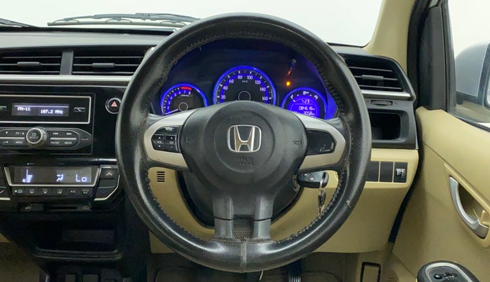 2016 Honda Amaze 1.2 SX MT I VTEC, CNG, Manual, 84,936 km, Steering Wheel Close Up