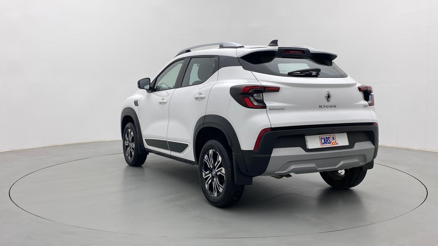 2022 Renault Kiger RXZ AMT, Petrol, Automatic, 4,309 km, Left Back Diagonal