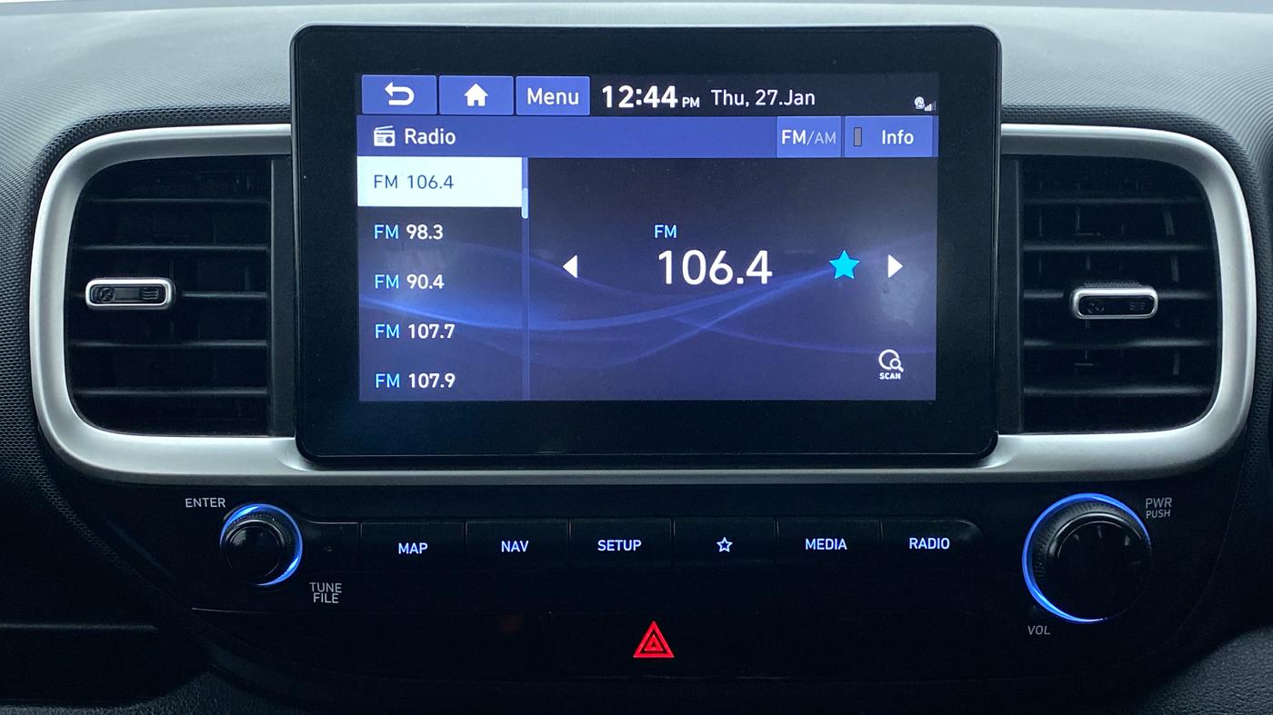 2020 Hyundai VENUE 1.0 TURBO GDI SX+ AT, Petrol, Automatic, 18,573 km, Infotainment System
