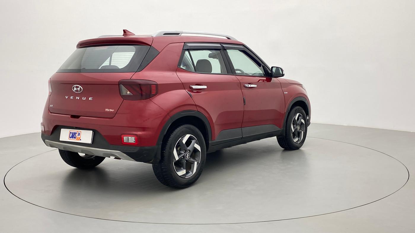2020 Hyundai VENUE 1.0 TURBO GDI SX+ AT, Petrol, Automatic, 18,573 km, Right Back Diagonal
