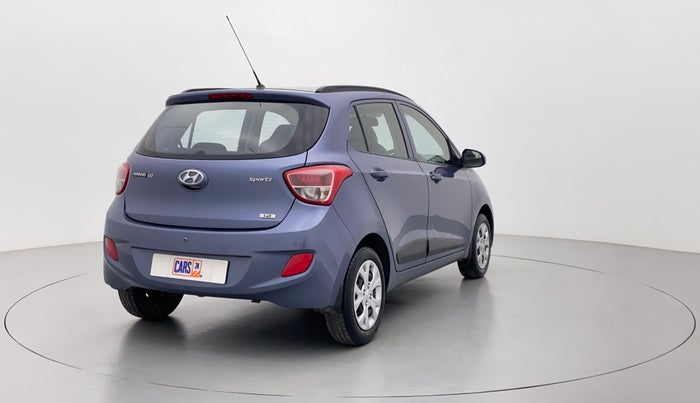 2016 Hyundai Grand i10 SPORTS 1.2 VTVT, Petrol, Manual, 25,407 km, Right Back Diagonal (45- Degree) View