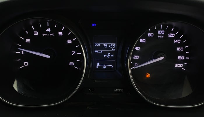 2018 Tata Tiago XZ PETROL, Petrol, Manual, 75,156 km, Odometer Image
