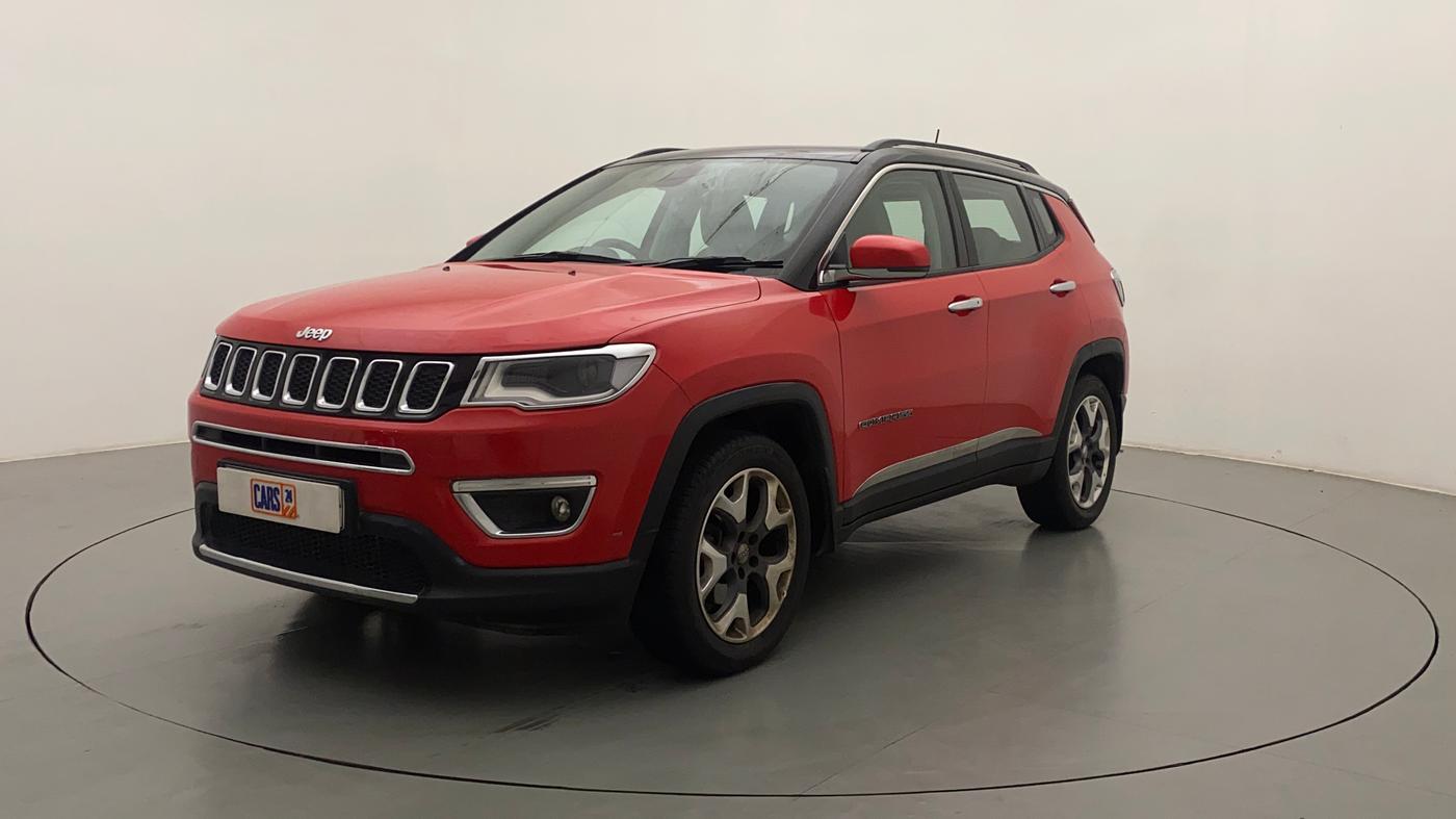 2019 Jeep Compass LIMITED PLUS PETROL AT, Petrol, Automatic, 37,803 km, Left Front Diagonal