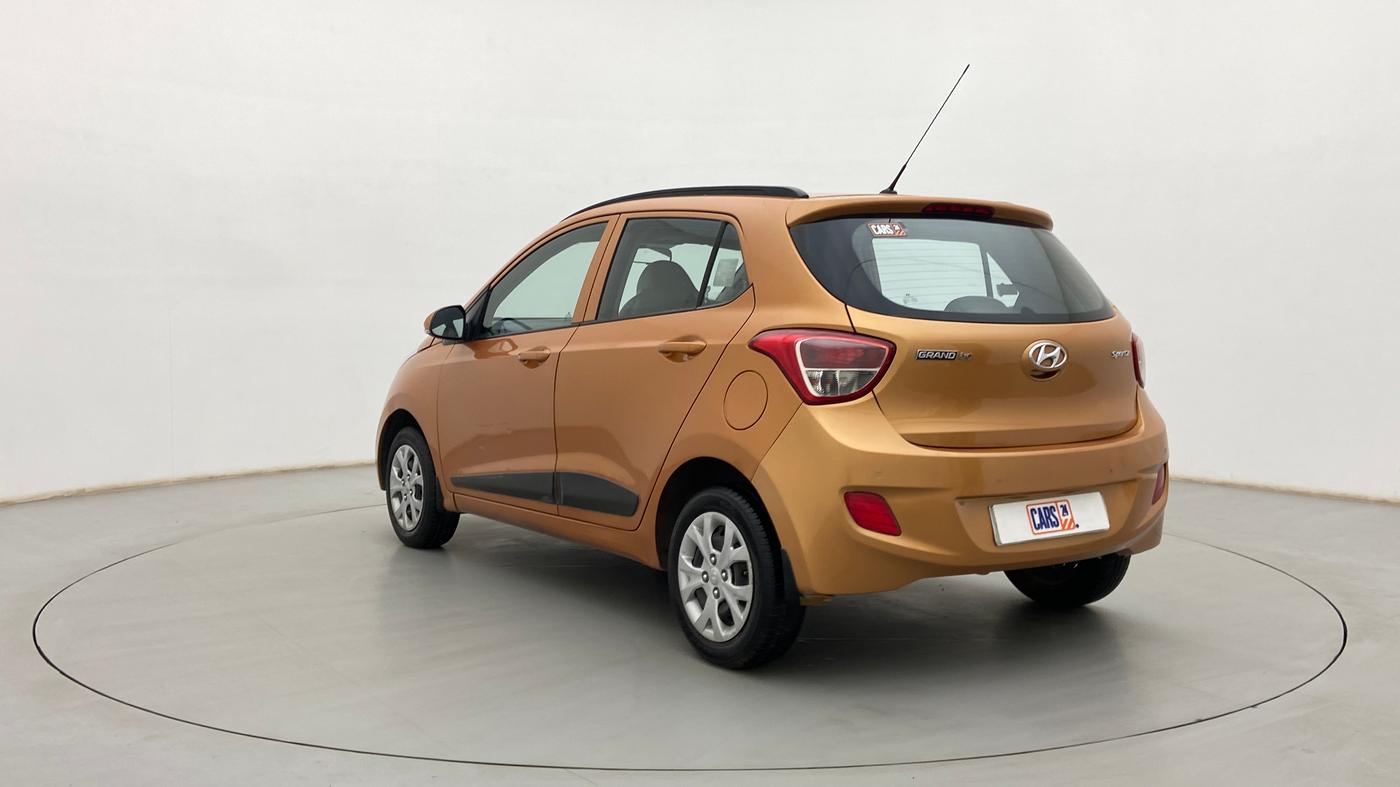 2016 Hyundai Grand i10 SPORTZ 1.2 KAPPA VTVT, Petrol, Manual, 83,573 km, Left Back Diagonal