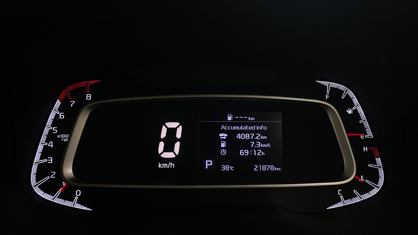 2020 KIA SONET HTK PLUS 1.0 DCT, Petrol, Automatic, 21,874 km, Odometer Image