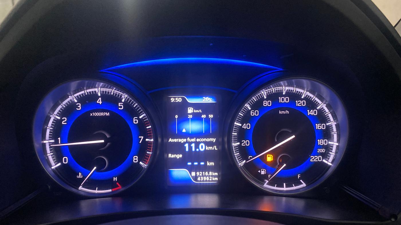 2016 Maruti Baleno ALPHA PETROL 1.2, Petrol, Manual, 43,896 km, Odometer Image