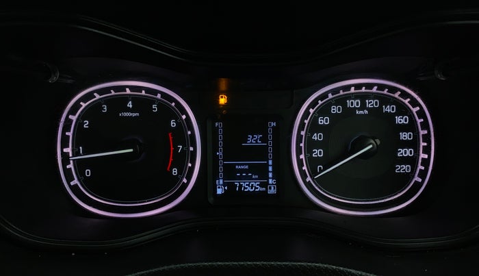 2021 Maruti Vitara Brezza ZXI PLUS, Petrol, Manual, 77,474 km, Odometer Image