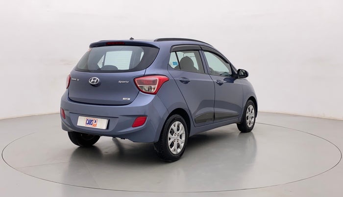 2015 Hyundai Grand i10 SPORTZ 1.2 KAPPA VTVT, Petrol, Manual, 48,303 km, Right Back Diagonal