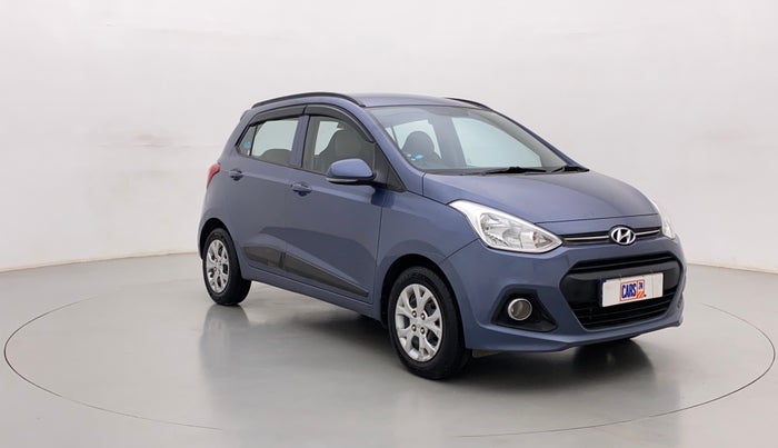 2015 Hyundai Grand i10 SPORTZ 1.2 KAPPA VTVT, Petrol, Manual, 48,303 km, Right Front Diagonal