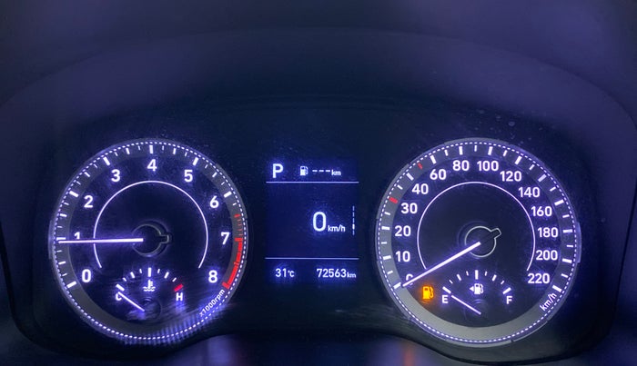 2019 Hyundai VENUE SX PLUS 1.0 TURBO DCT, Petrol, Automatic, 72,563 km, Odometer Image