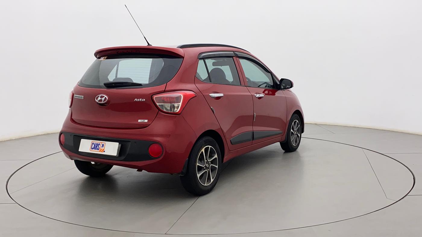 2018 Hyundai Grand i10 ASTA 1.2 KAPPA VTVT, Petrol, Manual, 40,888 km, Right Back Diagonal