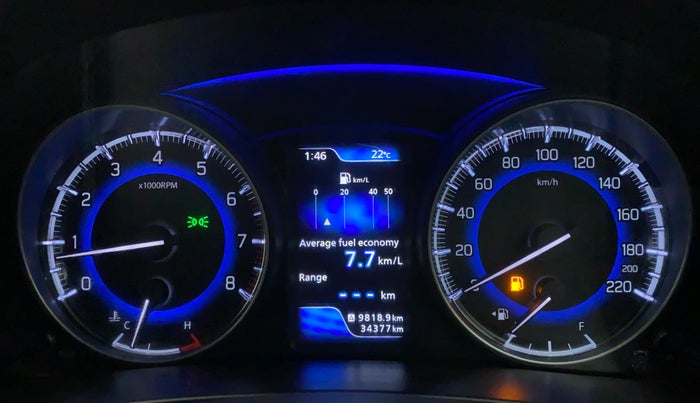 2018 Maruti Baleno ZETA PETROL 1.2, Petrol, Manual, 34,503 km, Odometer Image