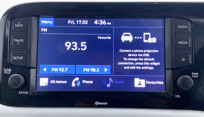 2022 Hyundai GRAND I10 NIOS SPORTZ 1.2 KAPPA VTVT CNG, CNG, Manual, 17,428 km, Infotainment System