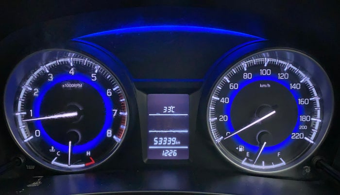 2016 Maruti Baleno DELTA PETROL 1.2, Petrol, Manual, 53,339 km, Odometer Image