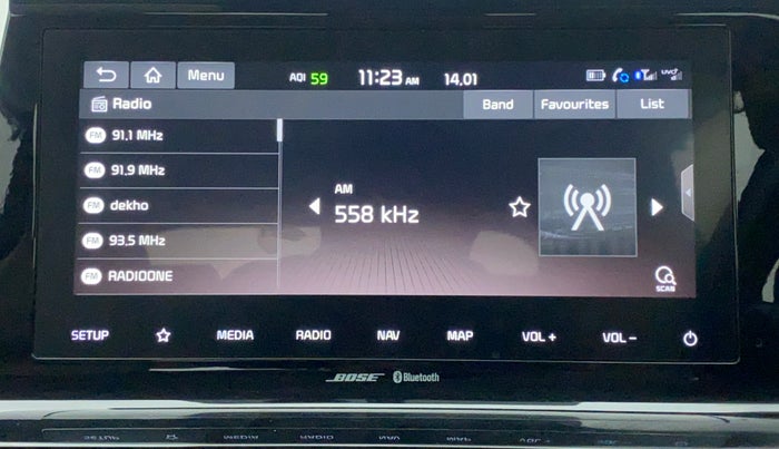 2020 KIA SELTOS 1.4 GTX+ TURBO GDI PETROL AT, Petrol, Automatic, 17,415 km, Infotainment System