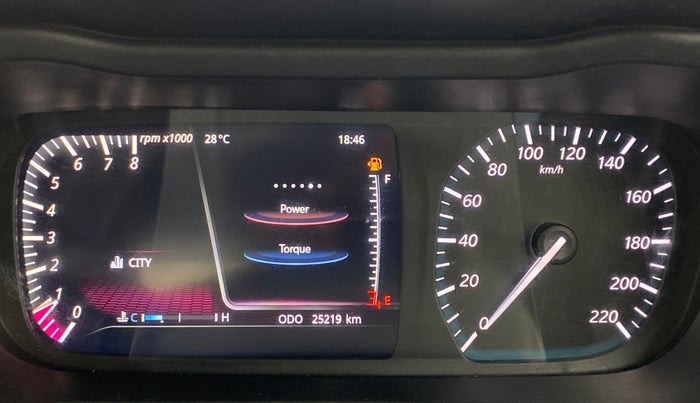2020 Tata ALTROZ XZ 1.2, Petrol, Manual, 25,373 km, Odometer Image