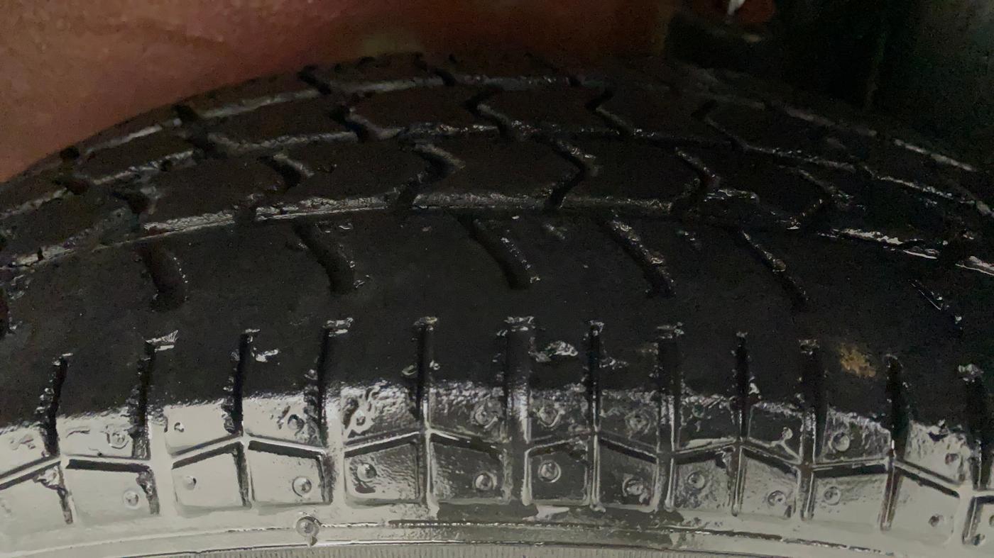 2010 Maruti Ritz VXI, Petrol, Manual, 29,768 km, Left Rear Tyre Tread