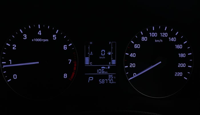 2019 Hyundai Creta SX AT 1.6 PETROL, Petrol, Automatic, 58,767 km, Odometer Image