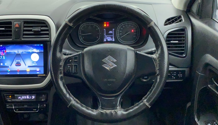 2020 Maruti Vitara Brezza VXI, Petrol, Manual, 70,777 km, Steering Wheel Close Up
