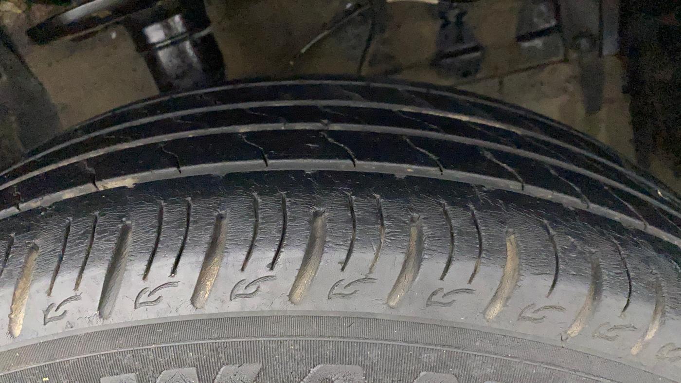 2020 Maruti Vitara Brezza VXI, Petrol, Manual, 70,777 km, Right Front Tyre Tread