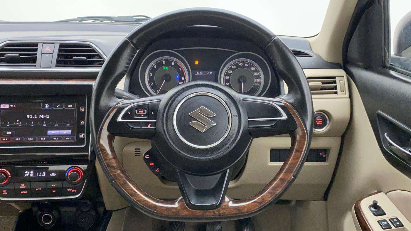 2017 Maruti Dzire ZXI PLUS, Petrol, Manual, 30,427 km, Steering Wheel Close Up