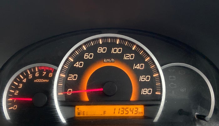 2012 Maruti Wagon R 1.0 VXI, Petrol, Manual, 1,13,543 km, Odometer Image