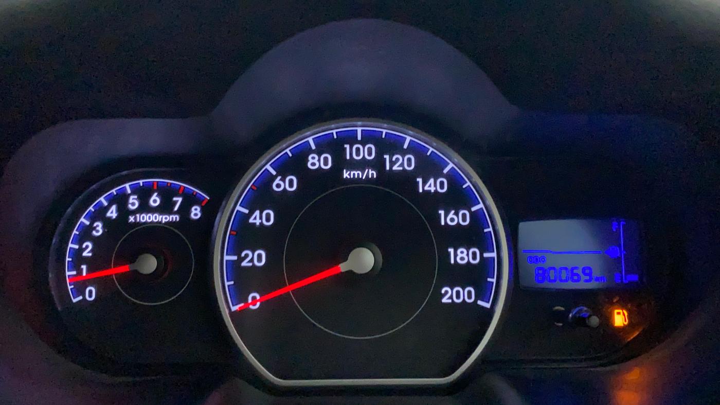 2013 Hyundai i10 MAGNA 1.1, Petrol, Manual, 80,058 km, Odometer Image