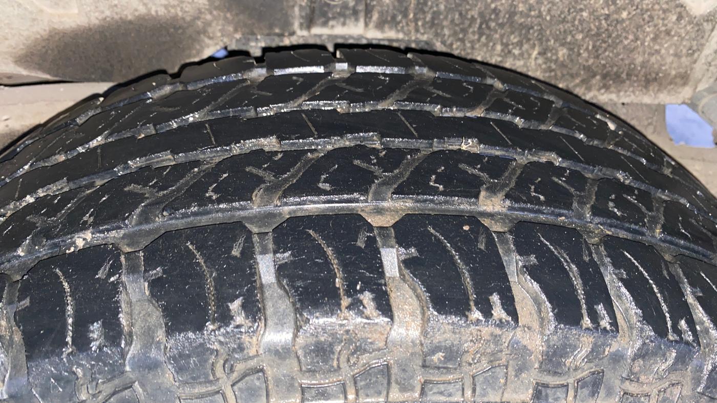 2022 Mahindra Thar LX PETROL HT 4WD AT, Petrol, Automatic, 66,474 km, Left Rear Tyre Tread