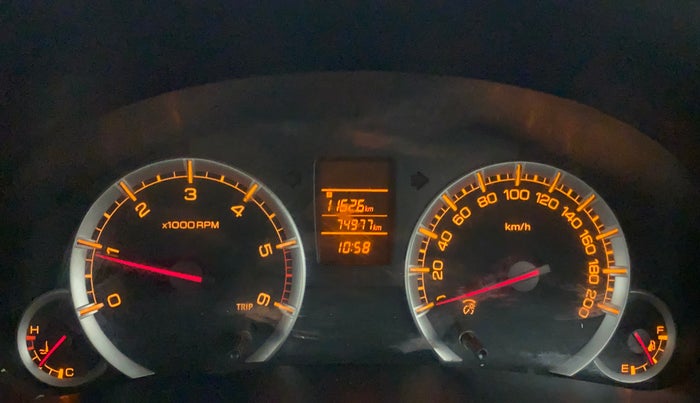 2014 Maruti Swift Dzire VDI, Diesel, Manual, 74,977 km, Odometer Image