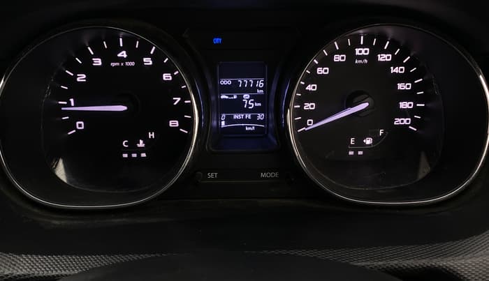 2018 Tata TIGOR XZ PETROL, Petrol, Manual, 77,711 km, Odometer Image