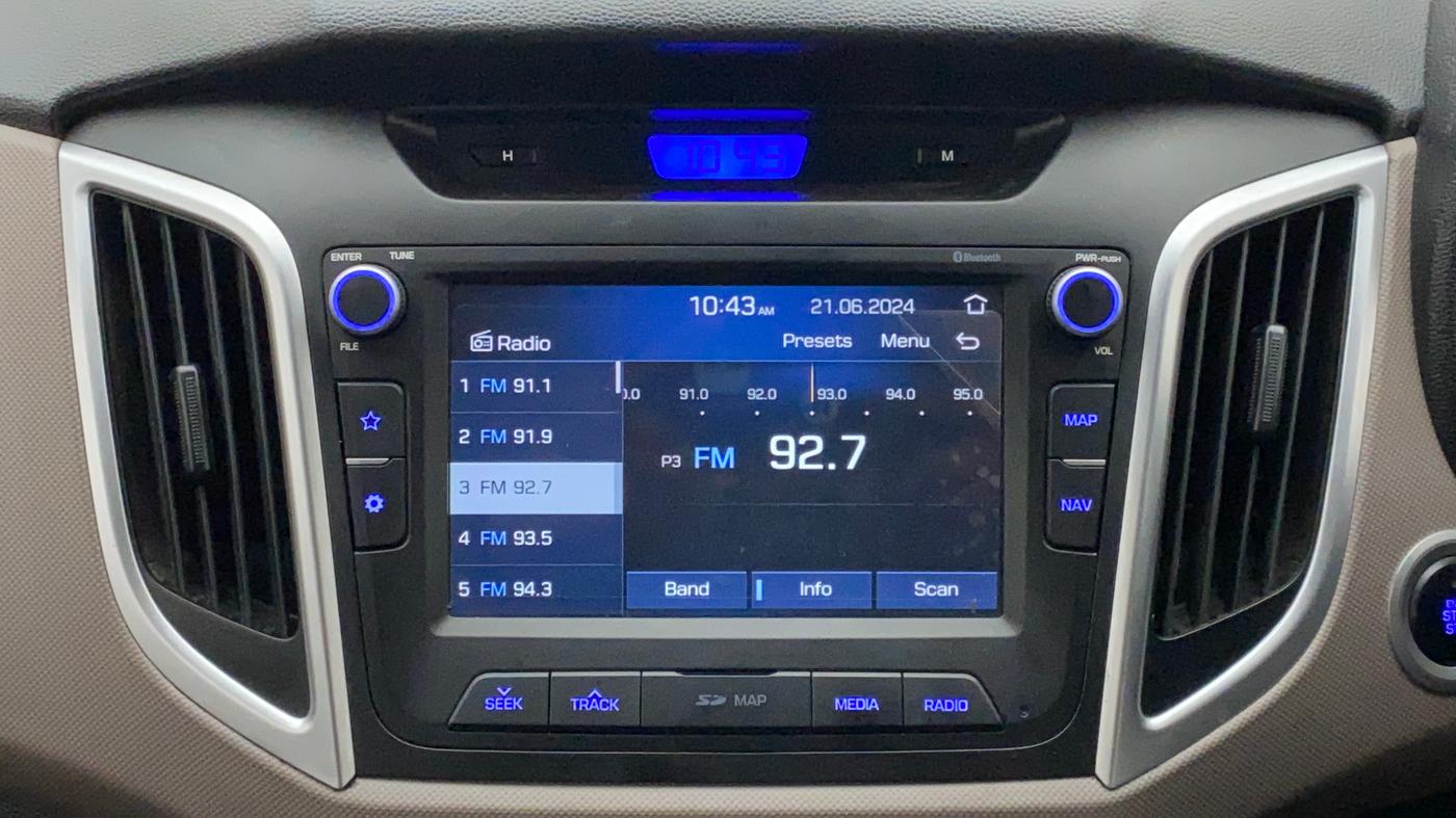 2019 Hyundai Creta SX AT 1.6 PETROL, Petrol, Automatic, 51,652 km, Infotainment System