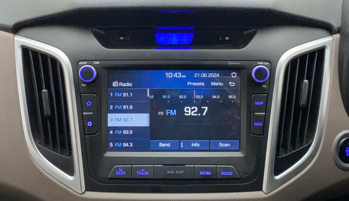 2019 Hyundai Creta SX AT 1.6 PETROL, Petrol, Automatic, 51,652 km, Infotainment System