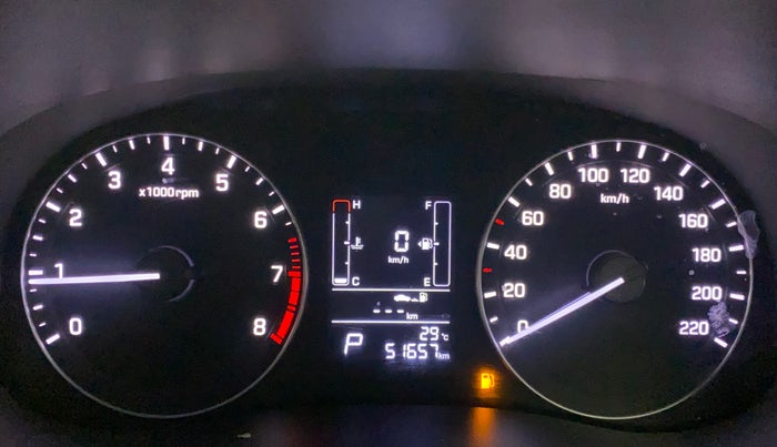 2019 Hyundai Creta SX AT 1.6 PETROL, Petrol, Automatic, 51,652 km, Odometer Image