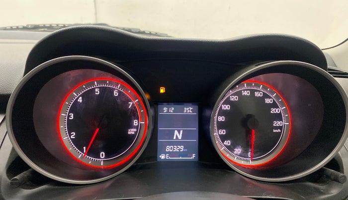 2022 Maruti Swift ZXI AMT, Petrol, Automatic, 80,288 km, Odometer Image