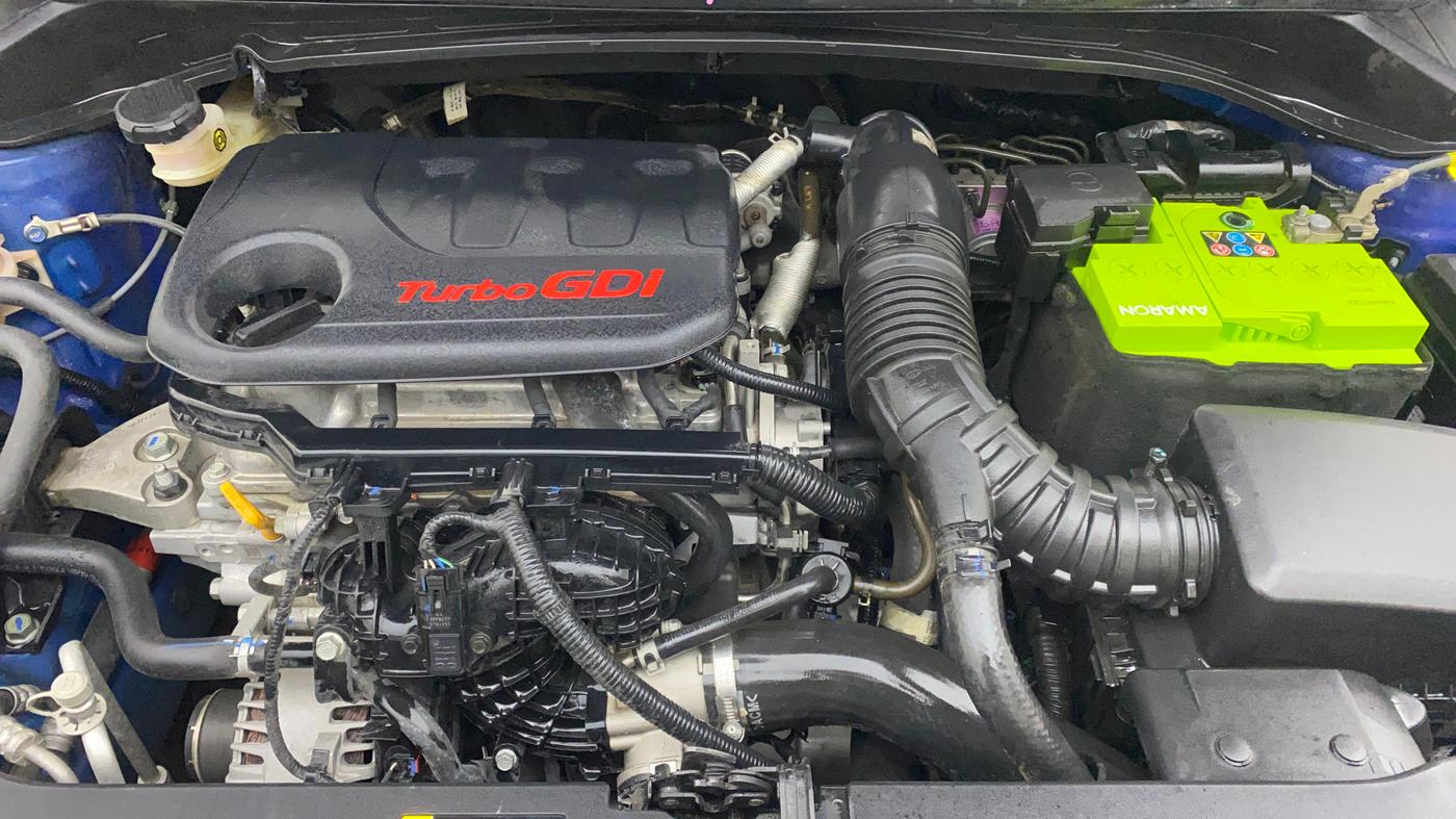 2021 Hyundai NEW I20 N LINE N6 1.0 TURBO GDI IMT, Petrol, Manual, 19,331 km, Engine View